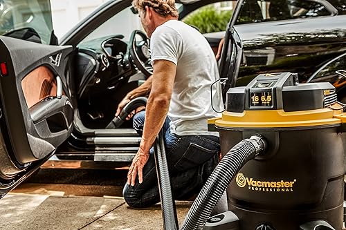 Miniatura 11 de Vacmaster Professional  Aspiradora profesional para trabajos húmedossecos, 16 galones, Beast Series, 6.5 caballos de potencia, manguera de 2.5