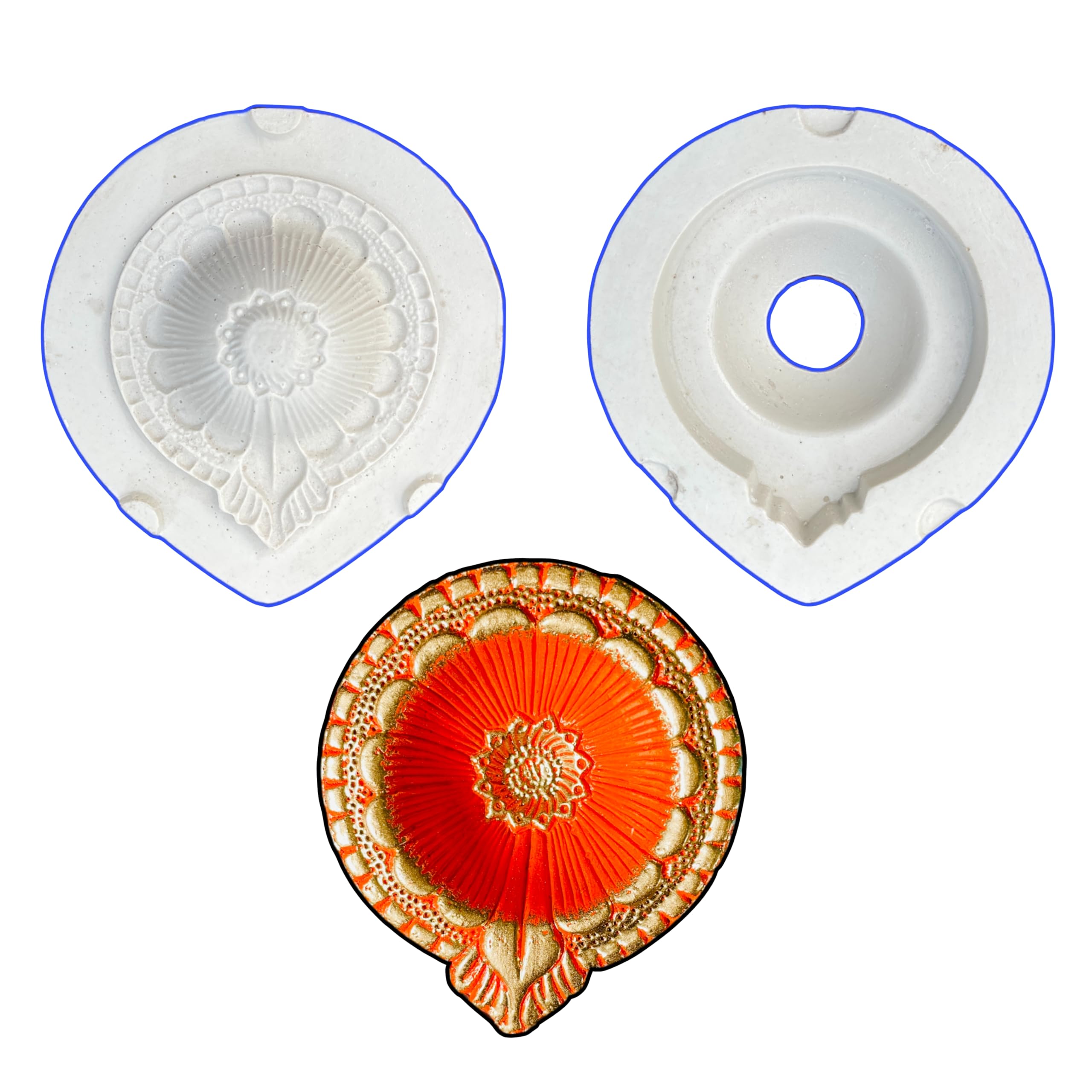 Diya Making Mold/Mould (PN-31) for akha diya (B0D77RXGK9) Amazon Price History, Amazon Price Tracker