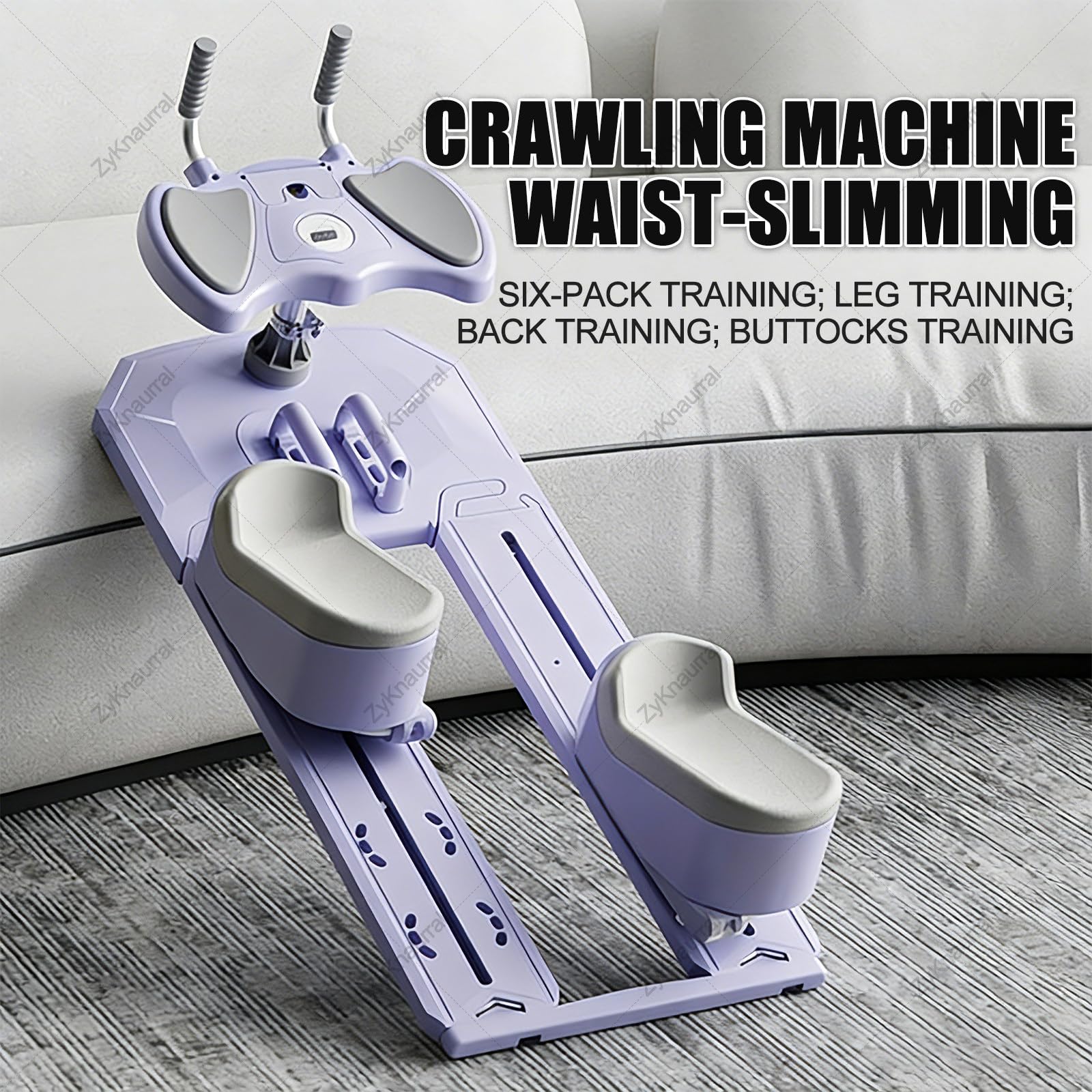 Spine Twist and Stretch Trainer, Low-Impact Crawling Trainingsgerät Zur Linderung Von Rückenschmerzen, Dekompression Der Wirbelsäule, Dehnung Der Beine Und Aktivierung Der Rumpfmuskulatur Black