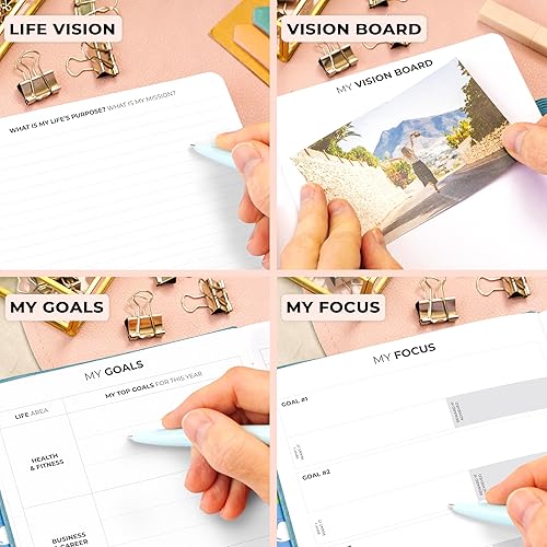 Miniatura 6 de Clever Fox Planificador semanal avanzado  Planificador de objetivos de vida sin fecha para la productividad diaria y gestión del tiempo  Diario