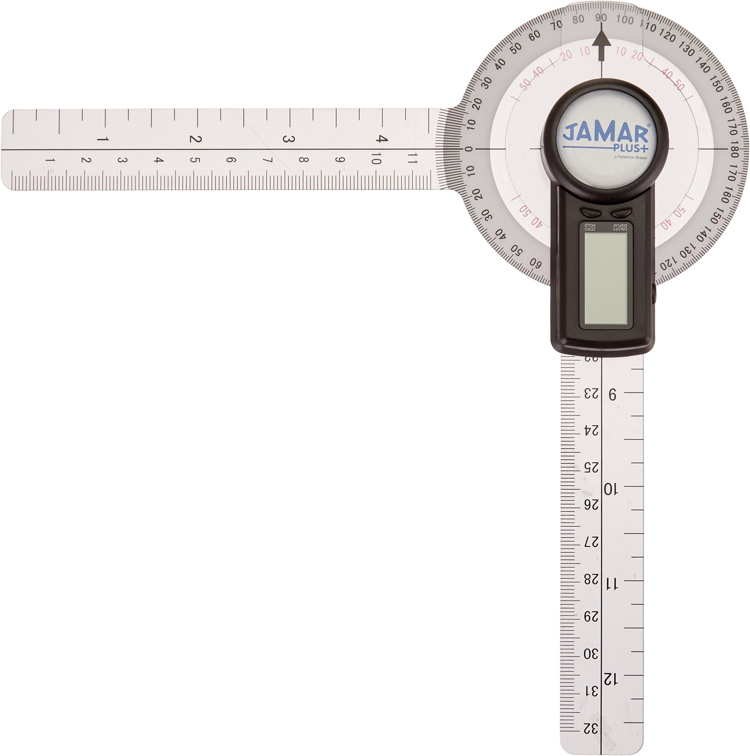 Jamar - 55483 Plus+ Digital Goniometer, Professional Grade Digital Hand and Finger Range of Motion Tool for Accurate Angle Measuring, 8"