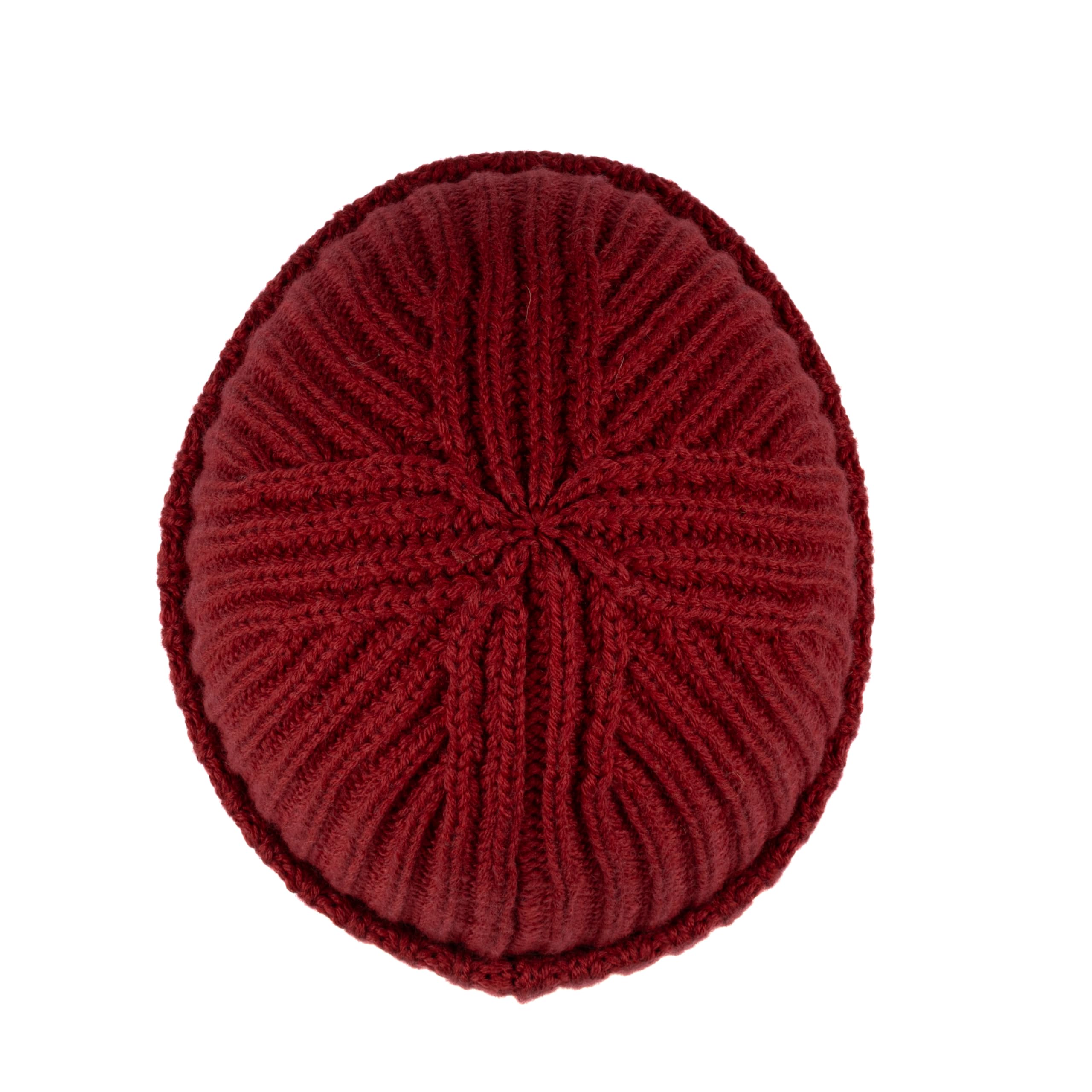 Bonnet côtelé 100 % laine mérinos extra fine, fabriqué en Italie, bonnet d'hiver unisexe, taille unique