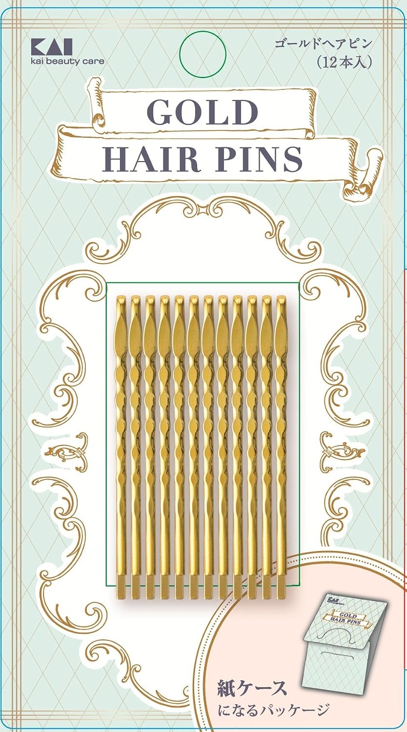 Hair goods Gold hairpin 12 pcs