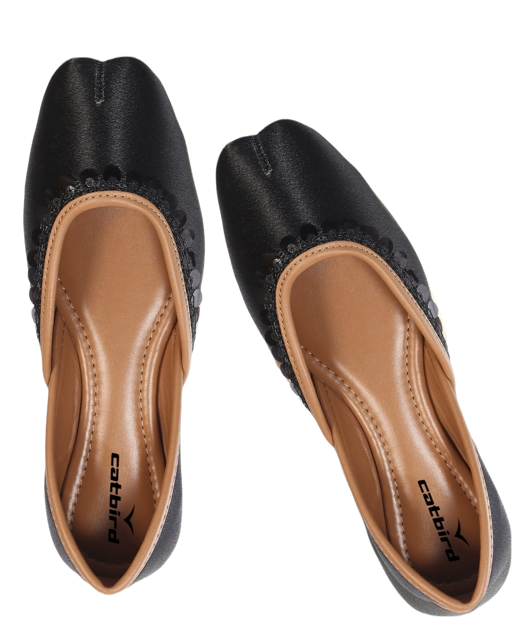 Buy CATBIRD Women's And Girl's Ethnic Jutti Lace Work On Upper