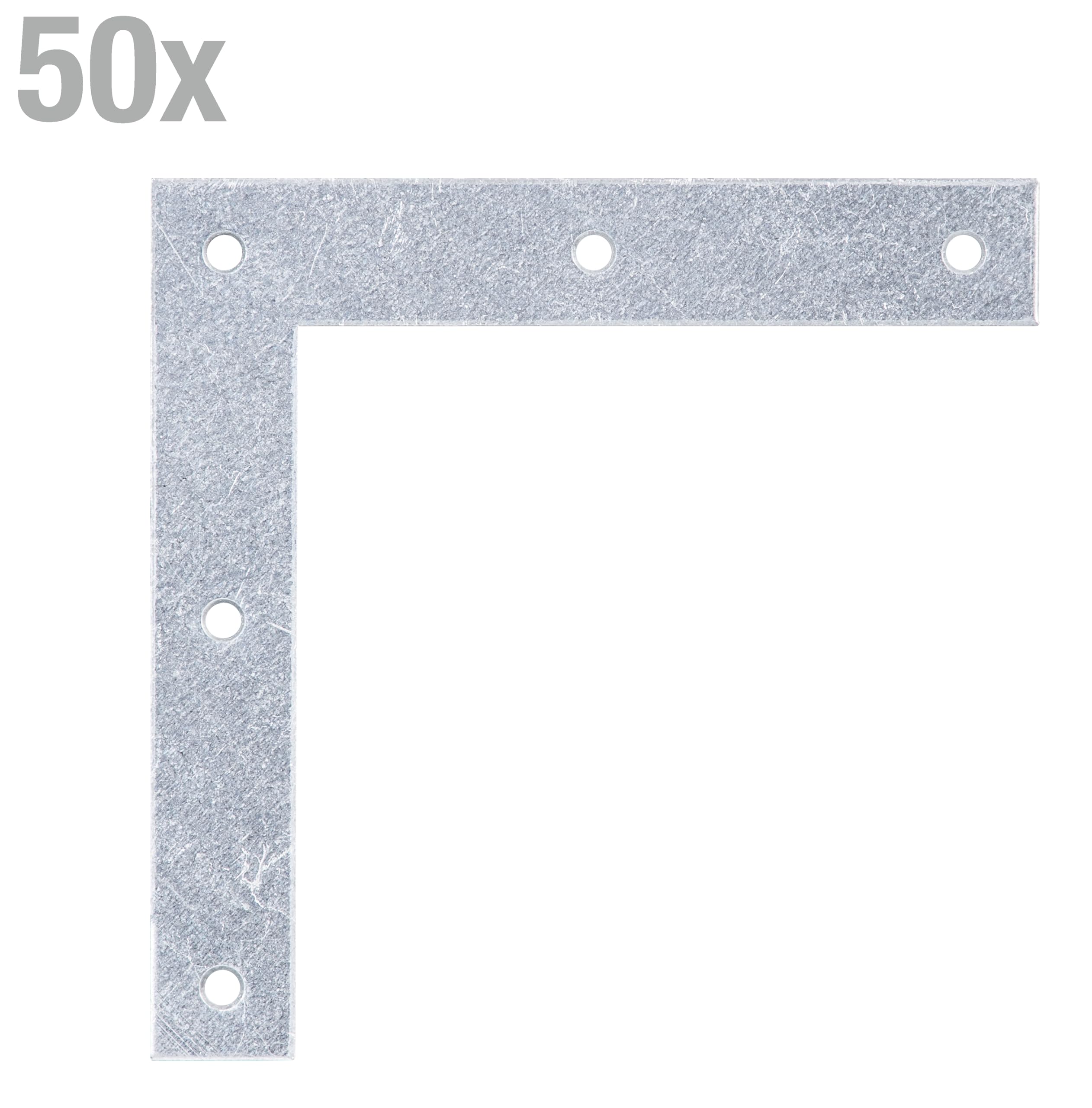 GAH-Alberts 337094 Furniture Angle 100 x 100 x 15 mm / 50 STK. Oberflaeche: galvanisch Gelb verzinkt, Surface: Yellow-galvanised - Image 2