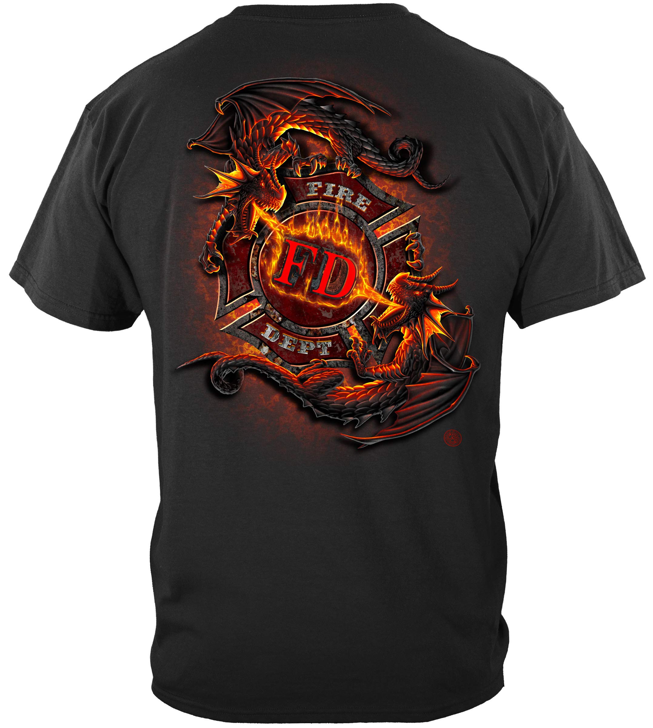 Erazor BitsFirefighter T Shirt Firefighter | Elite Breed Sacrifice Shirt THD007