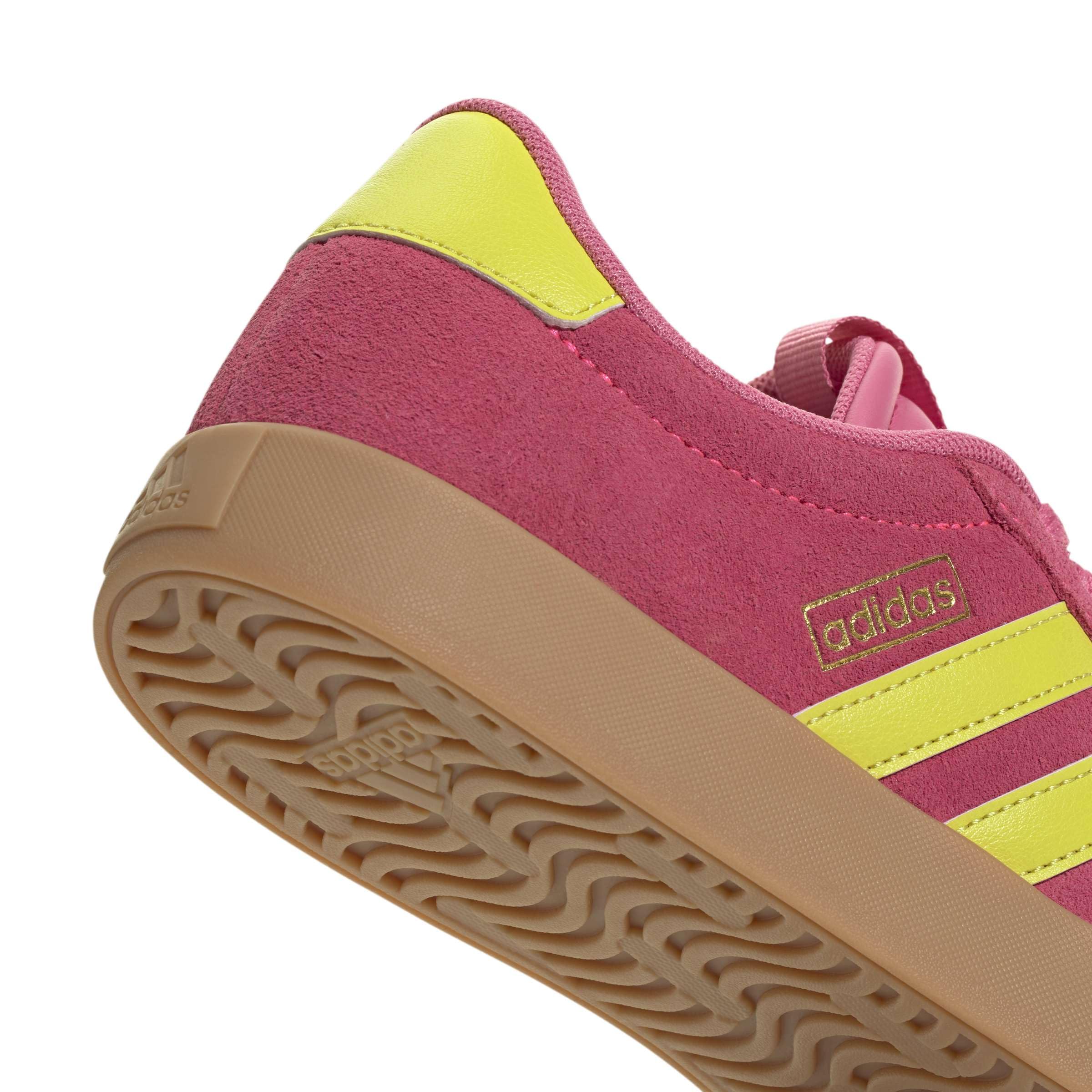 adidas Damen Vl Court 3.0 Shoes, Lucid pink/Pure Lemon/Gold met., 41 1/3 EU