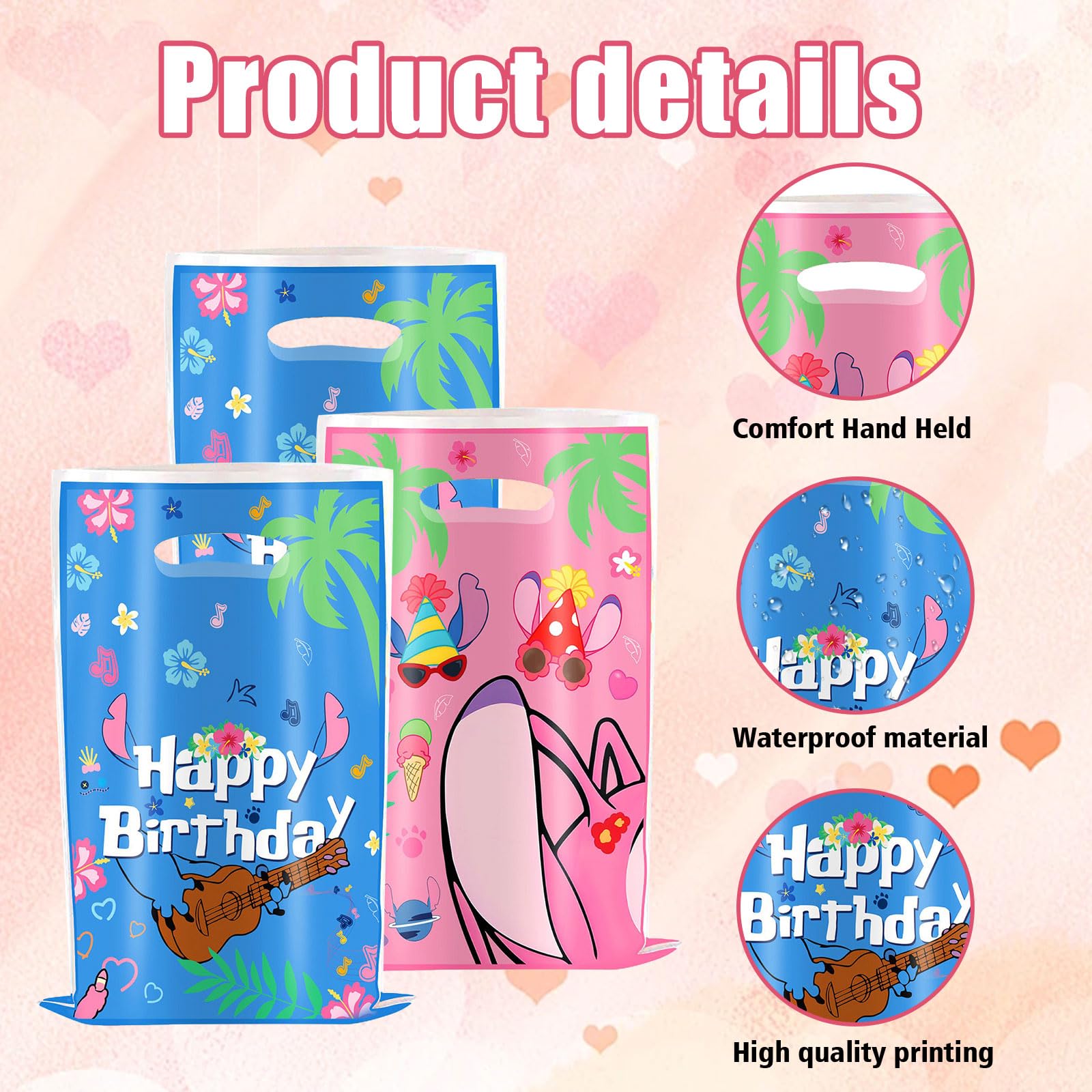 30 bolsas de regalo, bolsas para fiestas de cumpleaños infantiles, suministros para fiestas de cumpleaños, obsequios ideales y pequeñas bolsas para envolver regalos