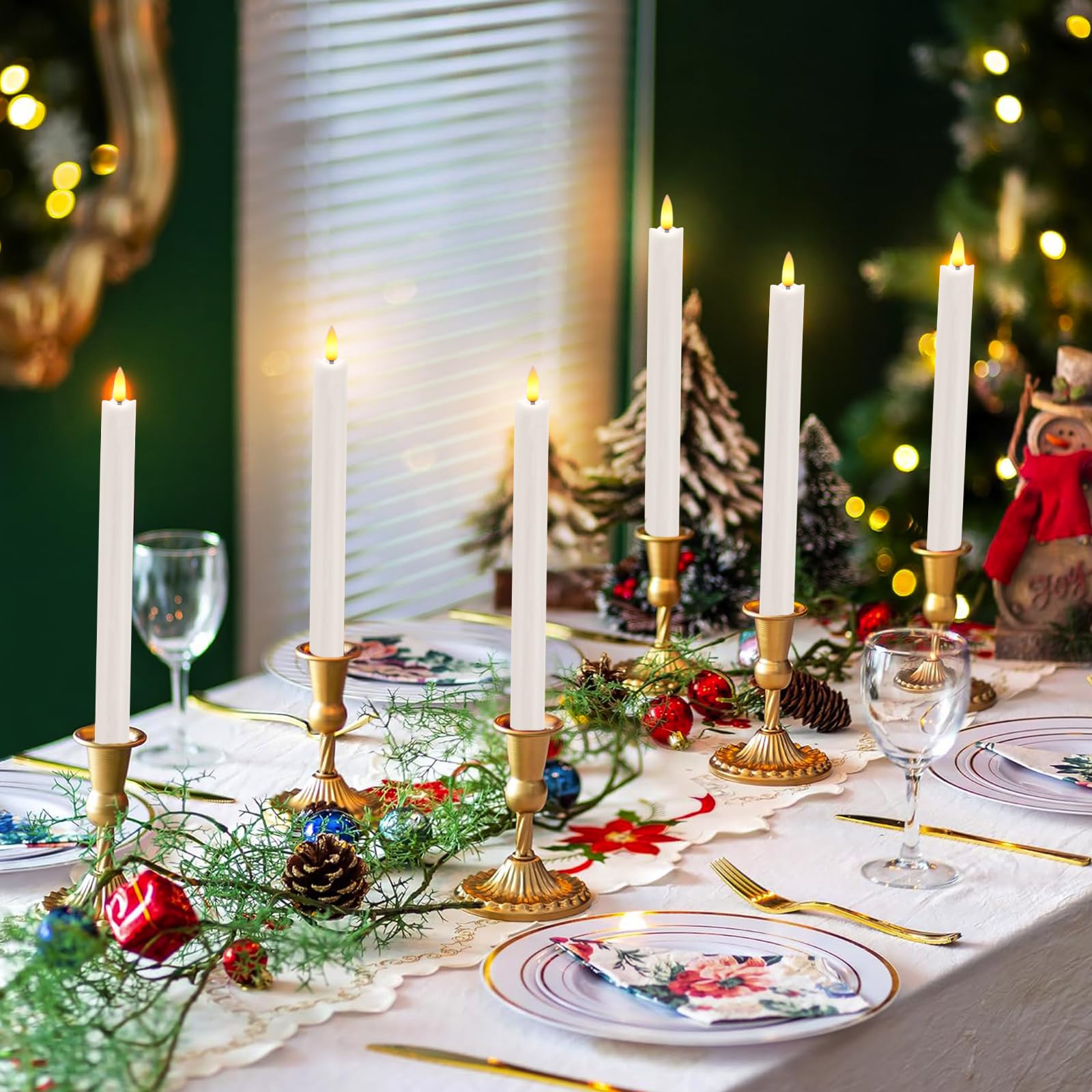 Candele LED Senza Fiamma AiiBowy - 3 Pezzi Con Telecomando E Timer - Foto 4