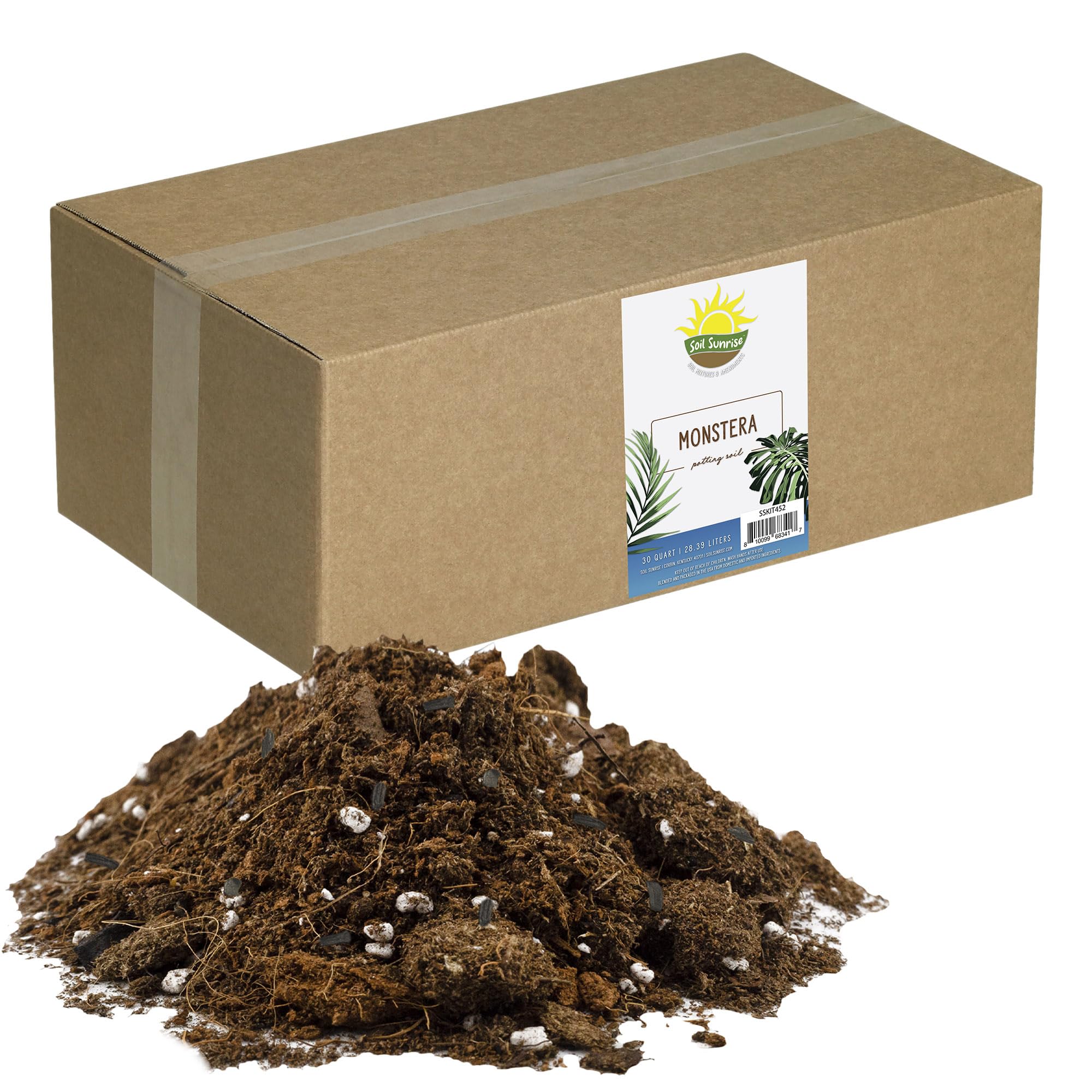 Soil Sunrise Monstera Houseplant Potting Soil Mix