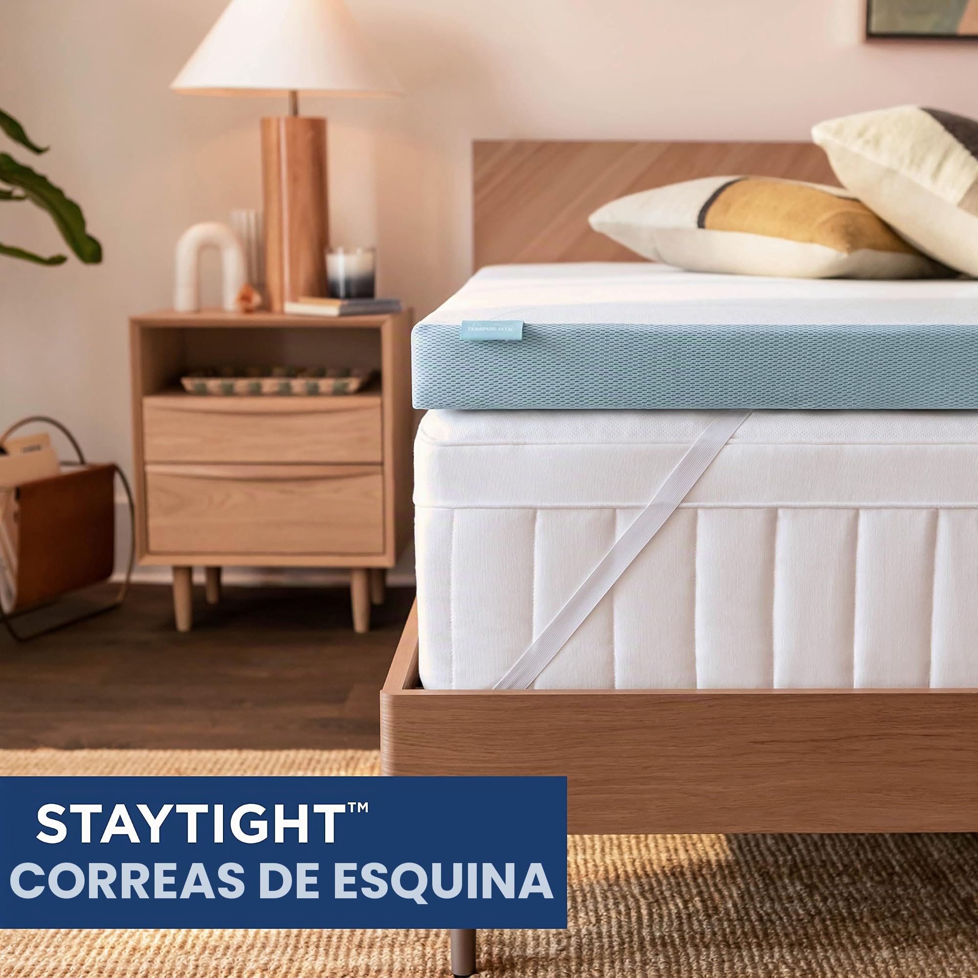 Tempur ProForm Supreme - Protector de colchón para Cama tamaño Queen (7,6 cm), Color Blanco