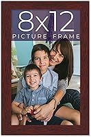 Vista 64 de Marco de fotos de madera maciza marrón de 24 x 24 pulgadas de ancho Profundidad del marco interior de 0.5 pulgadas Marco de fotos tradicional