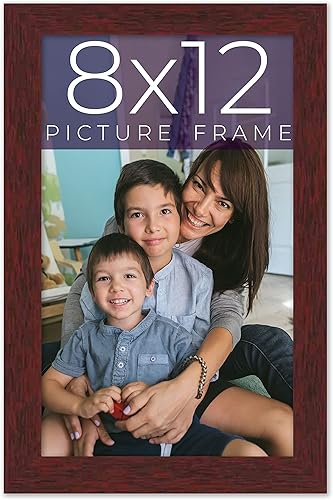 Miniatura 64 de Marco de fotos de madera maciza marrón de 24 x 24 pulgadas de ancho Profundidad del marco interior de 0.5 pulgadas Marco de fotos tradicional
