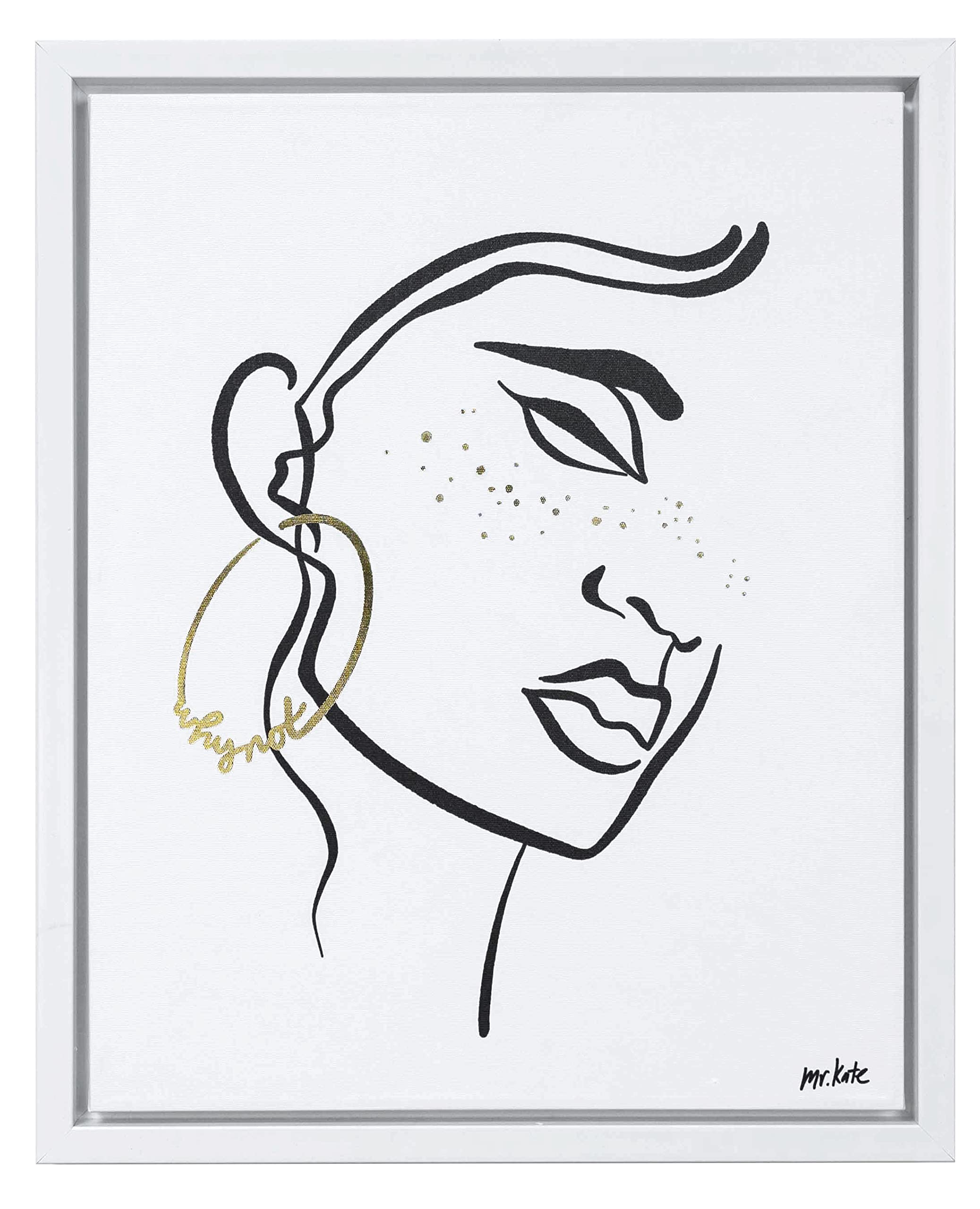 Mr. Kate Why Not Hoop Framed Canvas Art