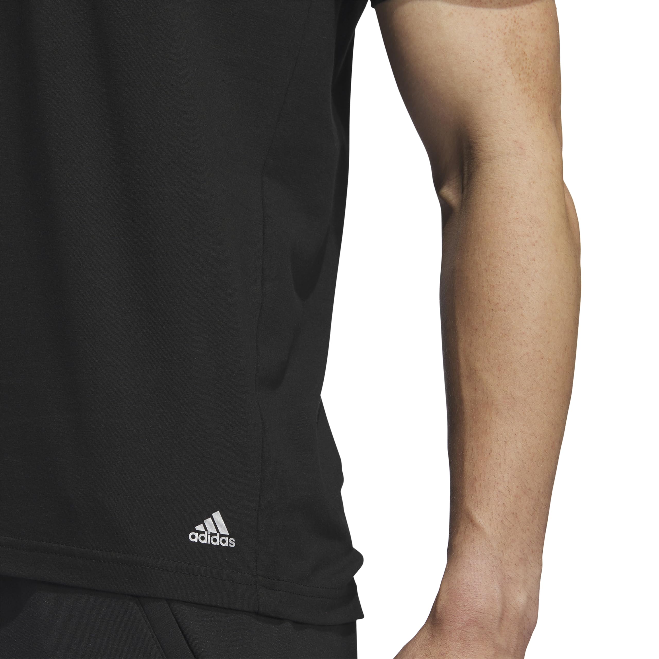 adidas Stretch Cotton Crew Neck Undershirts (2-pack) Capa de base superior Hombre