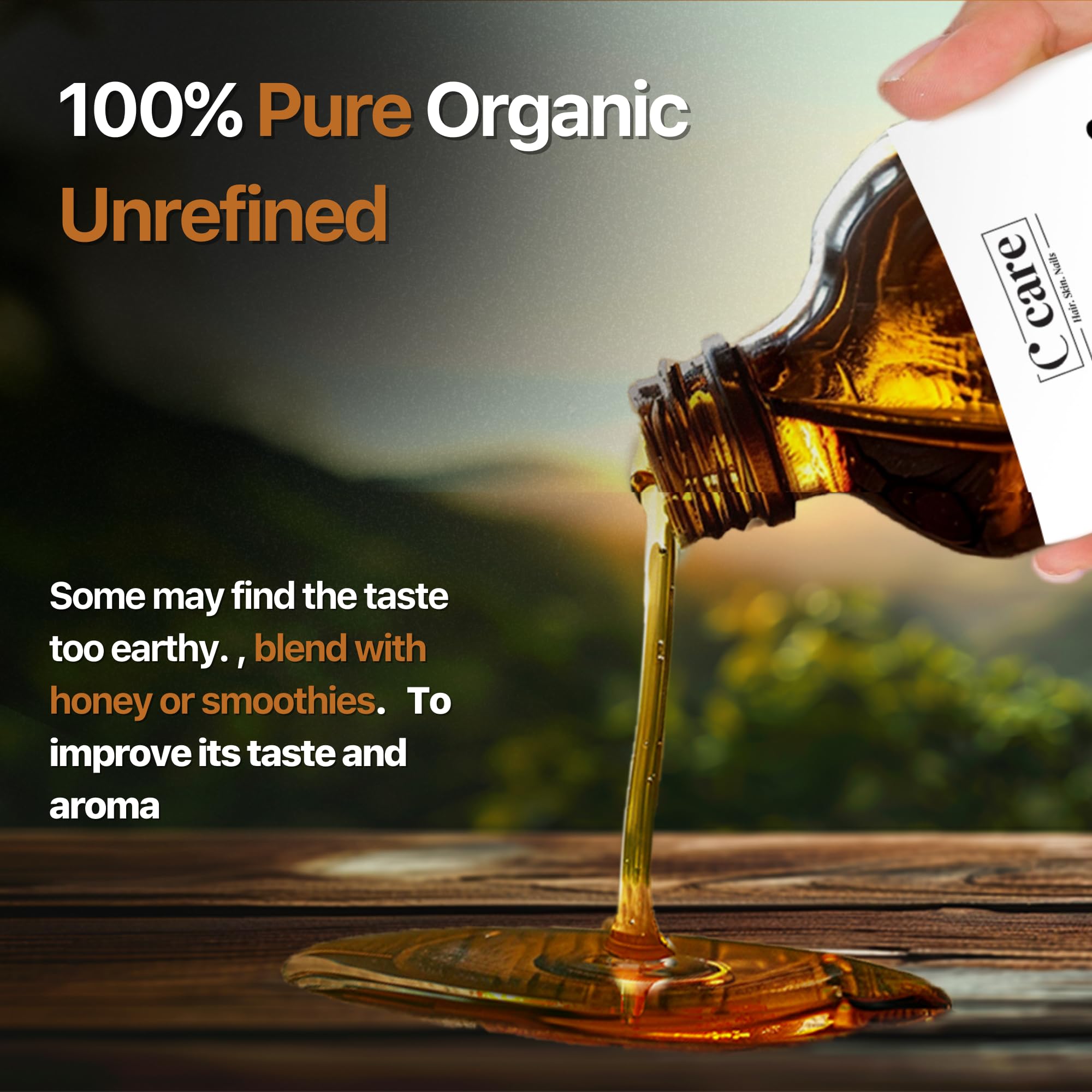 Vocks Black Seed Oil Organic Cold Pressed Unrefined Glass Bottle, 8 Fl oz — Amazon image 6