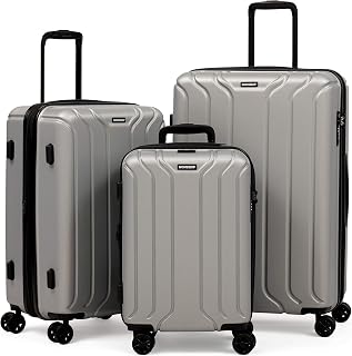 NEW YORK Luggage Expandable Spinner Wheels hard side shell Travel Suitcase Lightweight, TSA Lock, Double USB Port