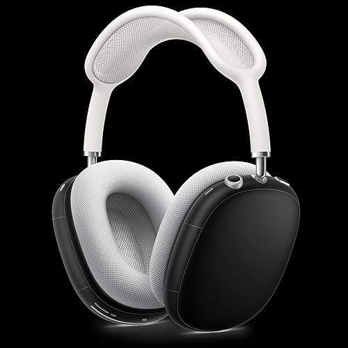 Miniatura 8 de DesignSkinz - Adhesivo protector de vinilo resistente a los arañazos - Compatible con auriculares AirPods Max - Negro de estado sólido Color