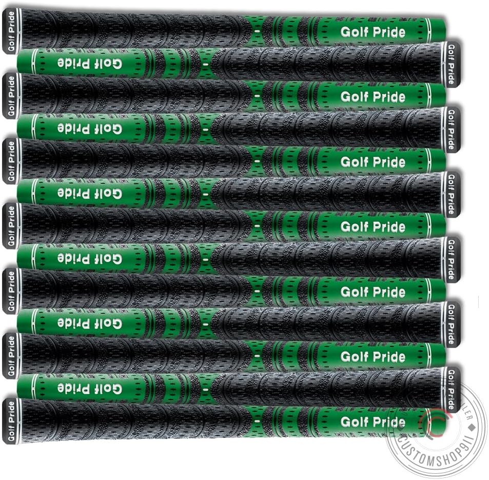 13 Piece Set - Golf Pride - New Decade Multi-Compound Grips Green
