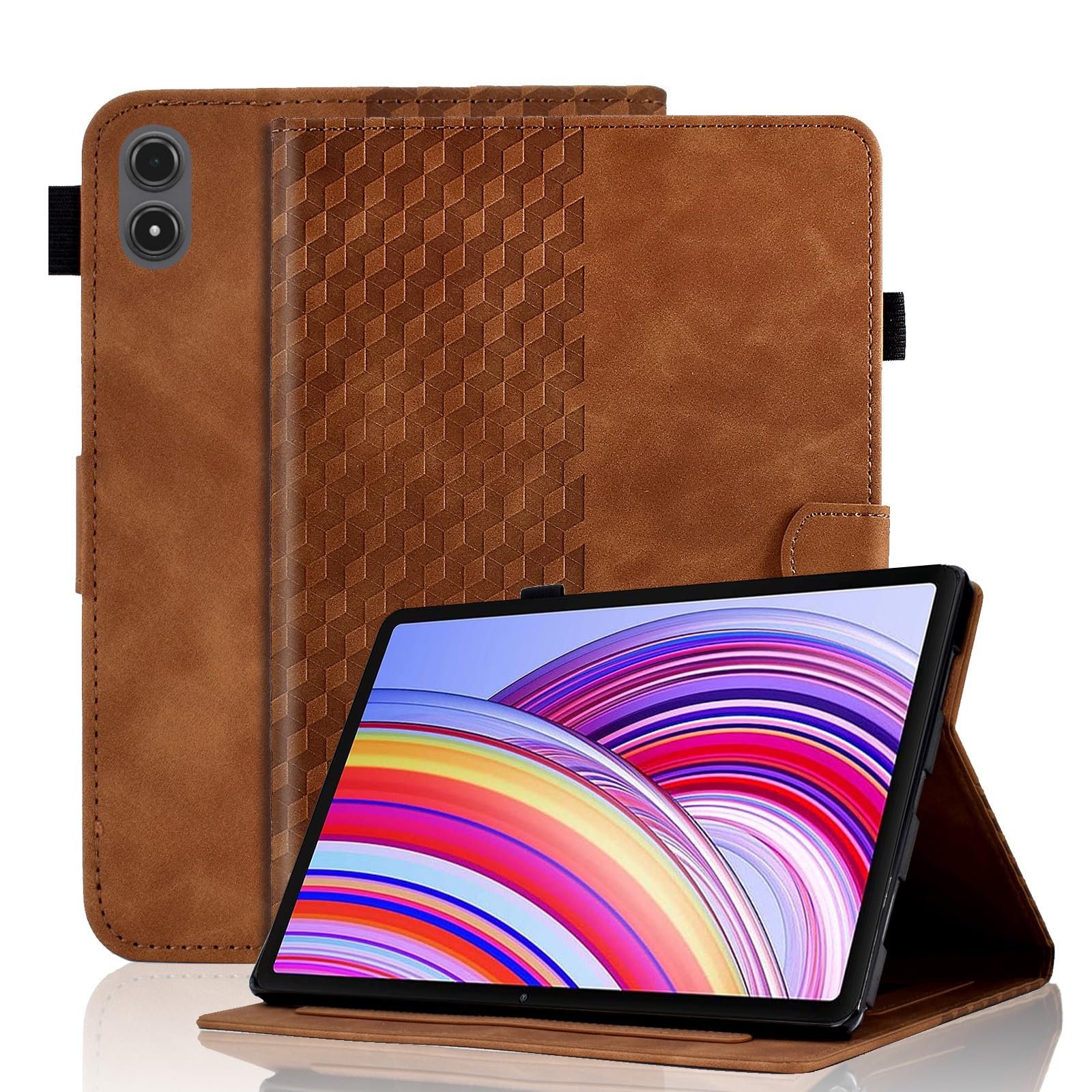 Case for Honor Pad X8a 11 Inch Tablet 2024 Protective Case Premium Leather Folio Smart Case with Auto Sleep/Wake Pen Holder Card Slot for Honor Pad X8a- Dark Green — view 121