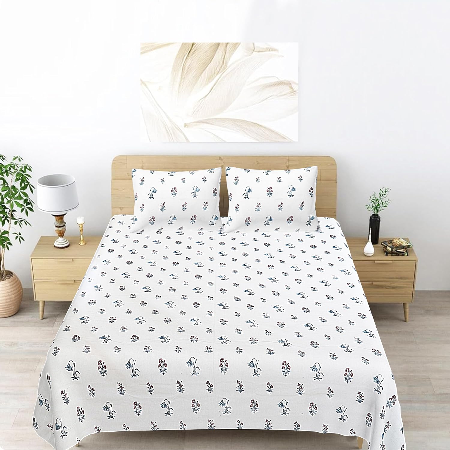 Plumora 100% Cotton Bed Sheet
