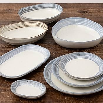 十場天神さんの楕円皿2枚セット 十場天神さんの楕円皿2枚セット 十場天神さんの楕円