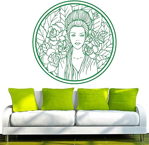 Calcomanía de pared d124reina del cielo