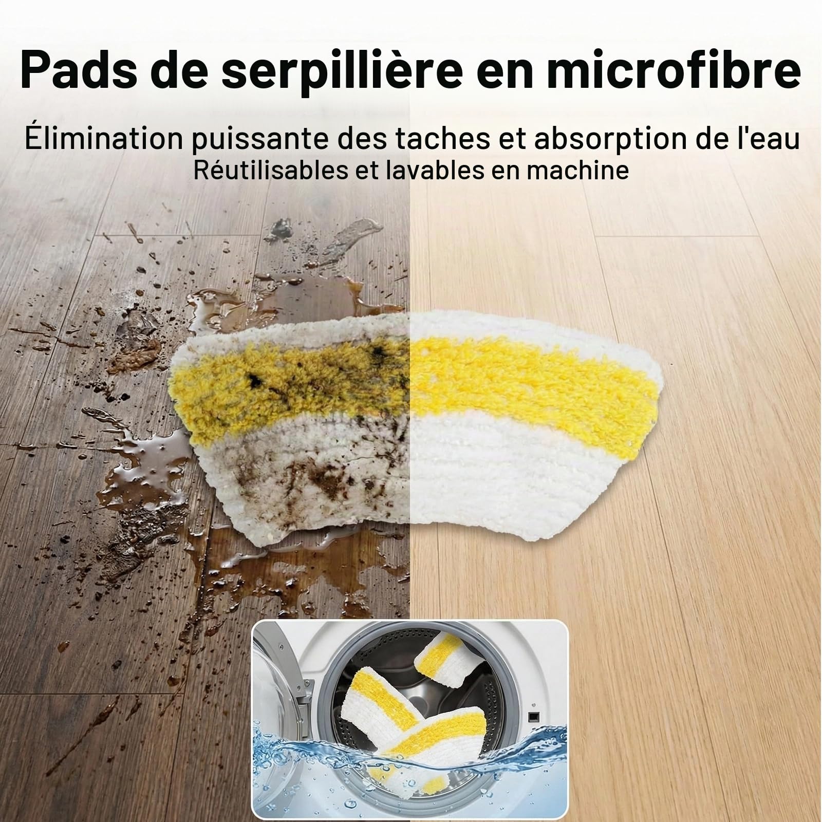 Lot de 14 Accessoires de Nettoyeur Vapeur, Accessoires pour Nettoyeur Vapeur Kärcher, Accessoires de Rechange pour Buse Manuelle, Ensemble de Pièces de Rechange pour Buse Manuelle pour Kärcher
