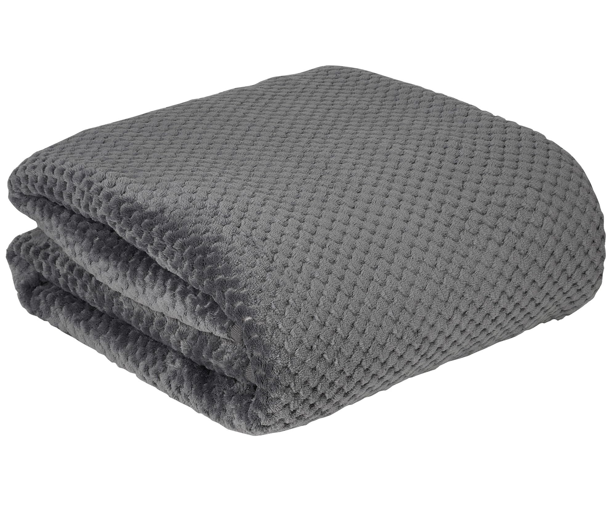 briebe Calienta Camas Eléctrico Doble 150 x 160 cm 5 Niveles Temperatura, Temporizador, Rápido Calentamiento, Lavable, Suave, Forro Polar Gris, 120W, EB1136