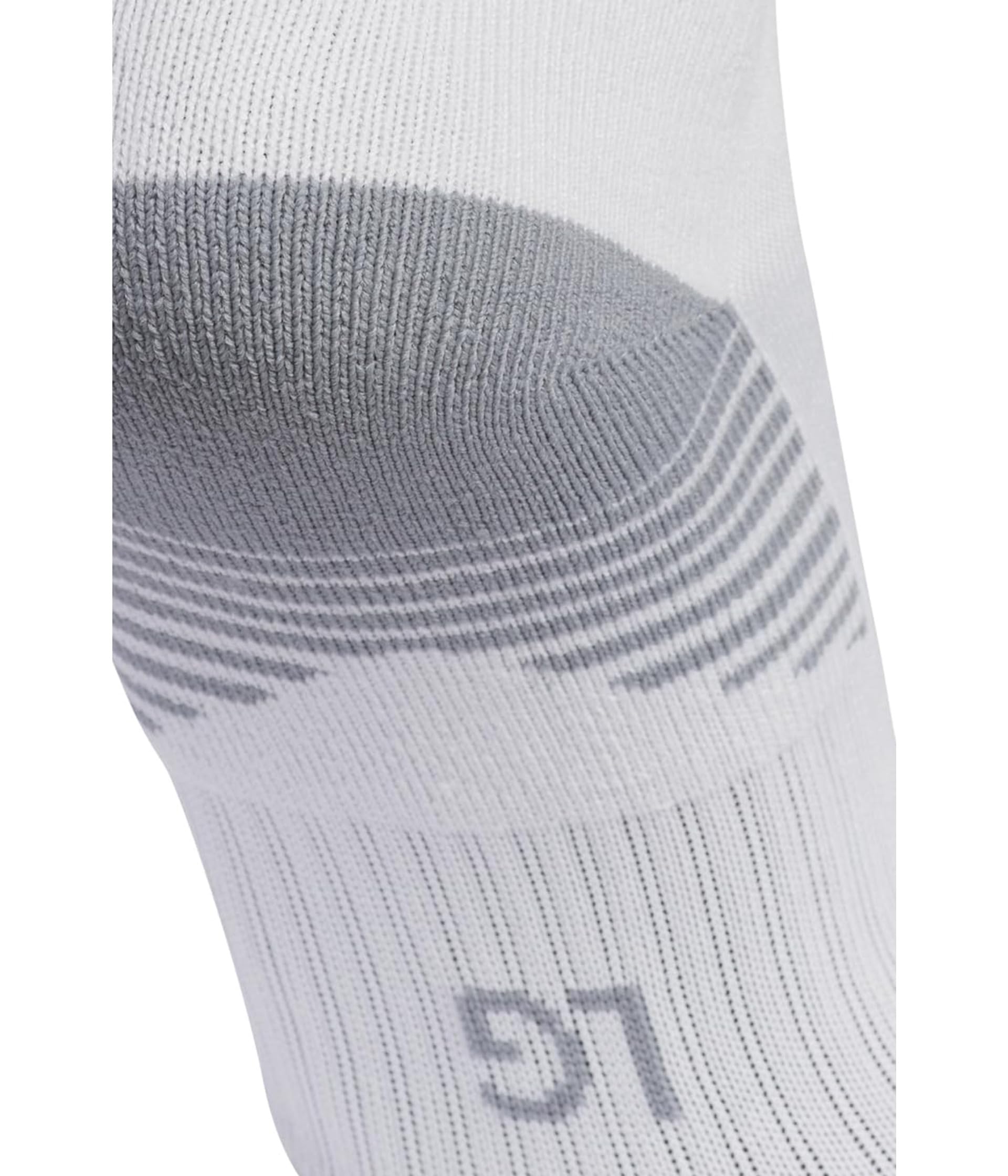 adidas Copa Zone Cushion 5 OTC, Soccer, Mens Compression Workout Socks, Over The Calf, Light Grey/White, Medium
