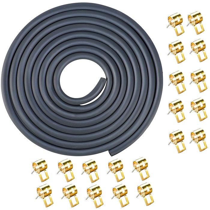 Buy Meekear 3/16 Inch ID Fuel Line Kit, 10FT Rubber Fuel Line with 20