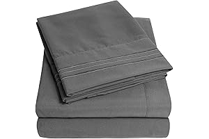 Embrace the Ultimate Sleep Sanctuary: 1500 Thread Count Split King Sheet Set