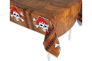 Fun Express Pirate Tablecover Tablecloth: The Perfect Tablecloth for Your Next Pirate Adventure!