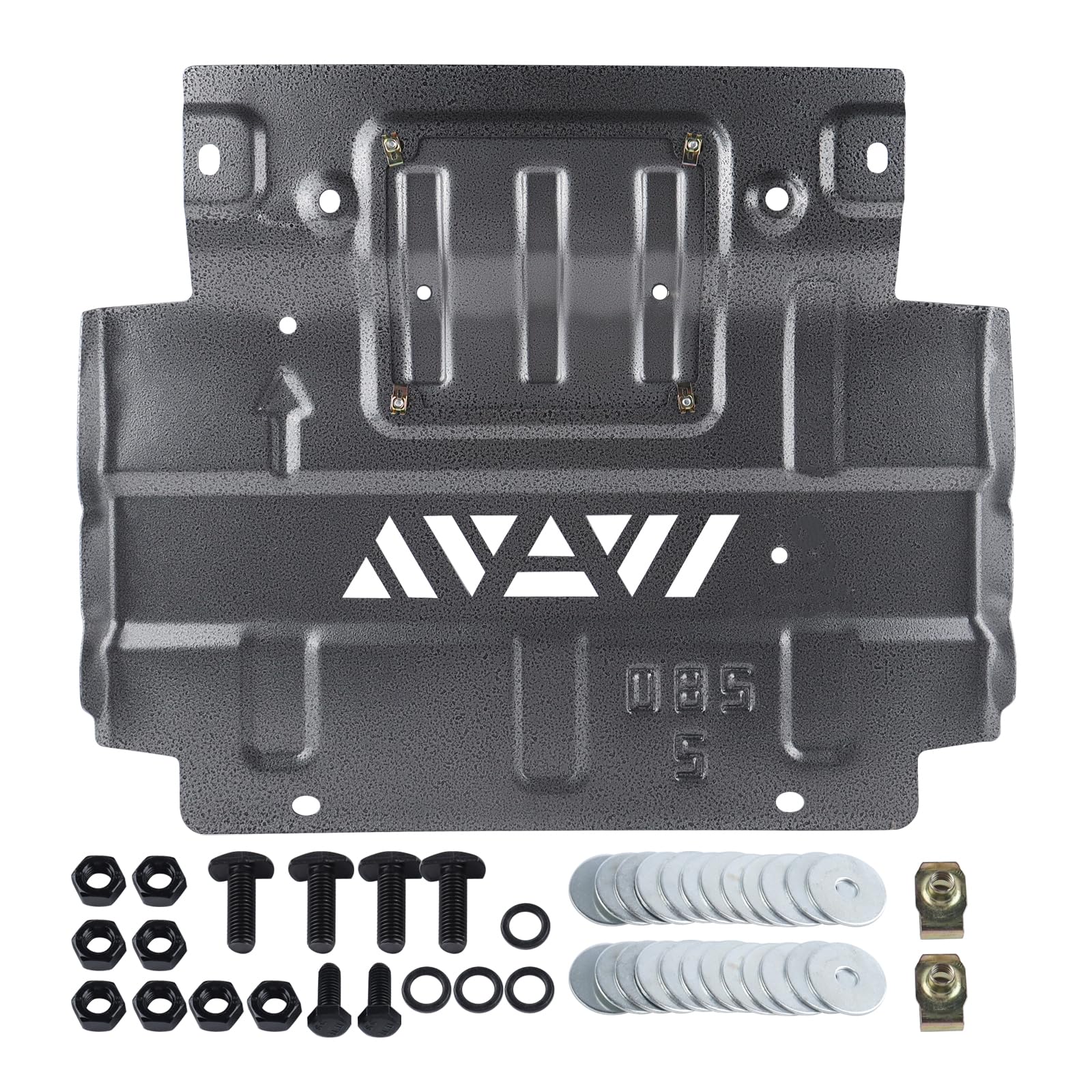 Engine Splash Guard Shield Compatible with 2015-2022 Ford F-150 Black Lower Front Splash Shield FL3Z-5D032-D
