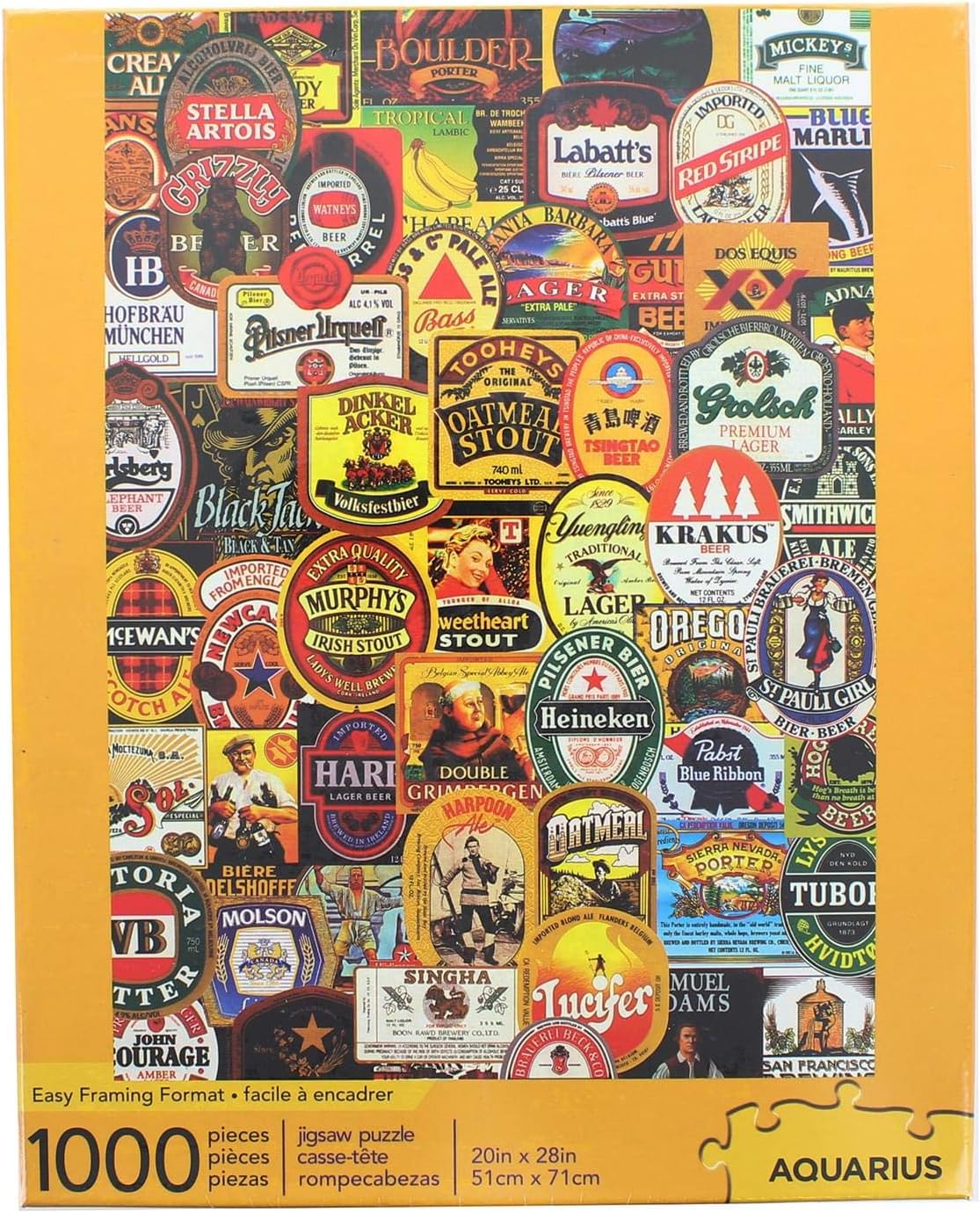 Aquarius So Many Beers 1000 Piece Jigsaw Puzzle