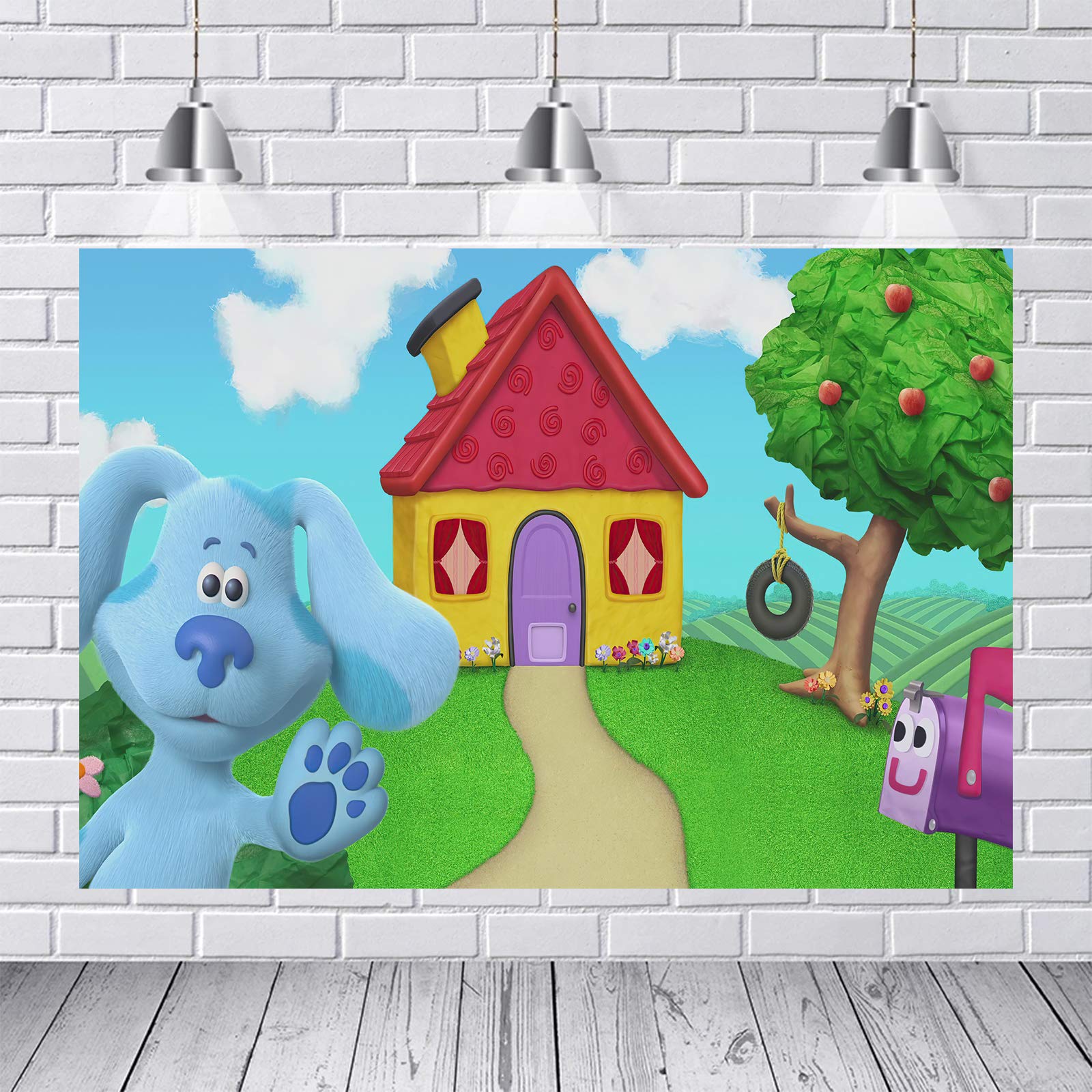 Buy Birthday Blues Clues Backdrop for Boys Vinyl Background Blues Clues