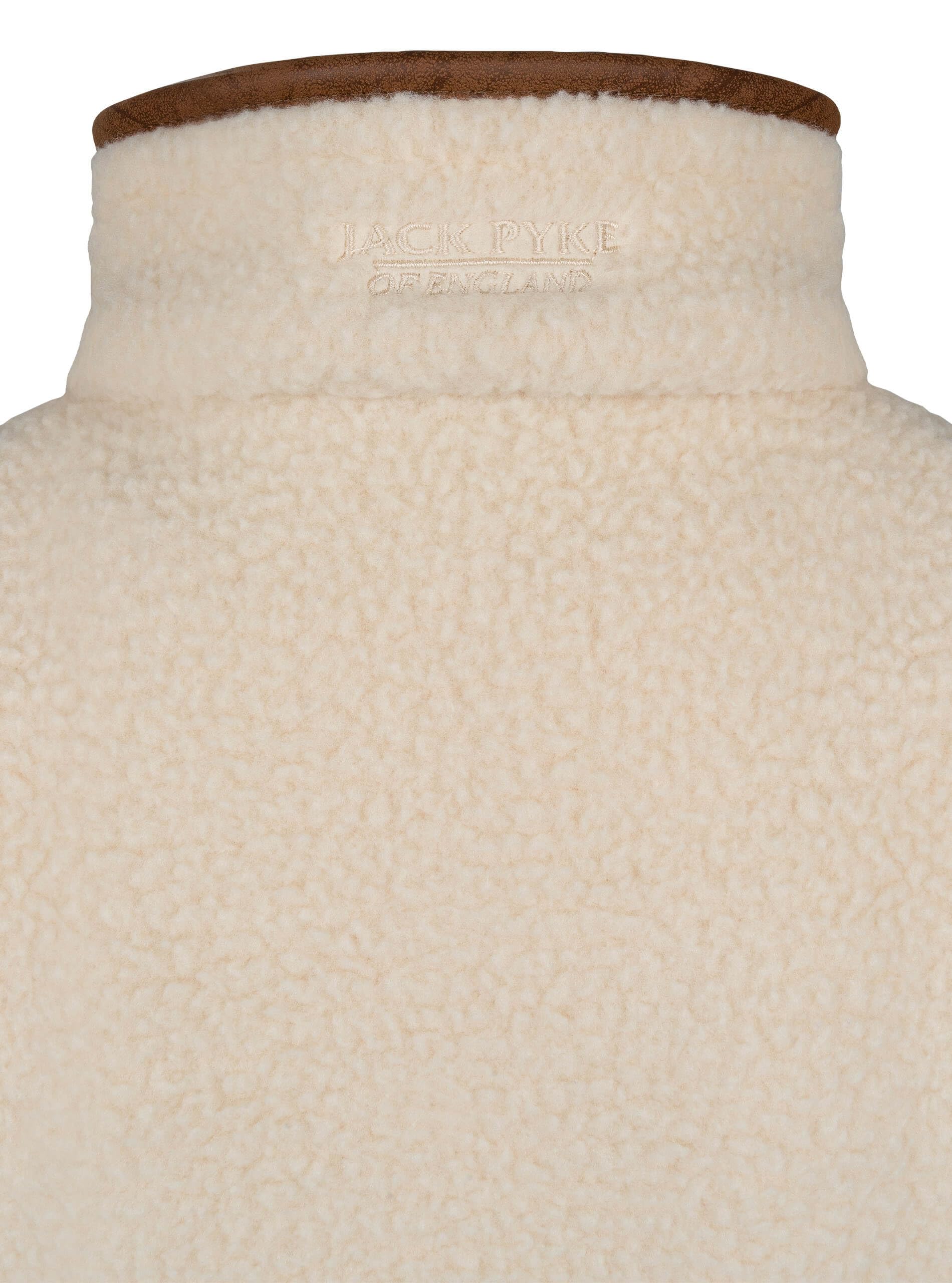 JACK PYKE Pull junior en polaire Sherpa à demi-fermeture éclair, pull en polaire pour enfants avec poche kangourou zippée, haut de campagne confortable pour la marche, le camping, la randonnée