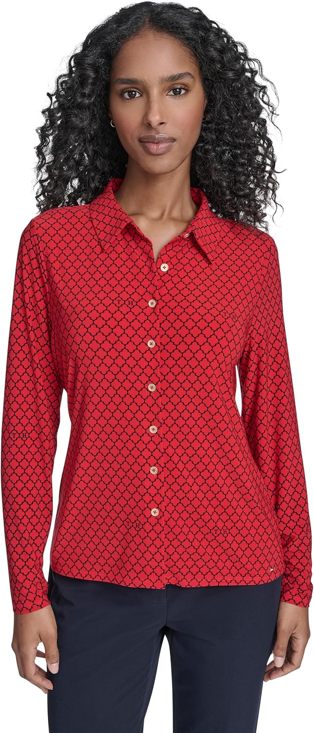 Tommy Hilfiger Womens Soft Work Top Long Sleeve Knit Top