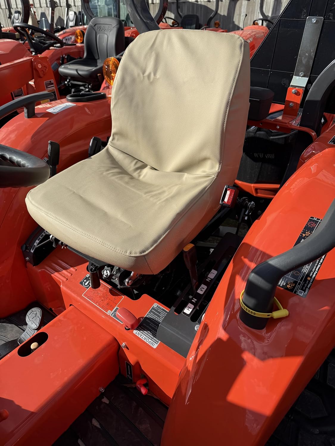 Durafit Seat Covers, Kubota for Tractors L3301,L3901,L4701, KU21 (C3 Tan Endura)
