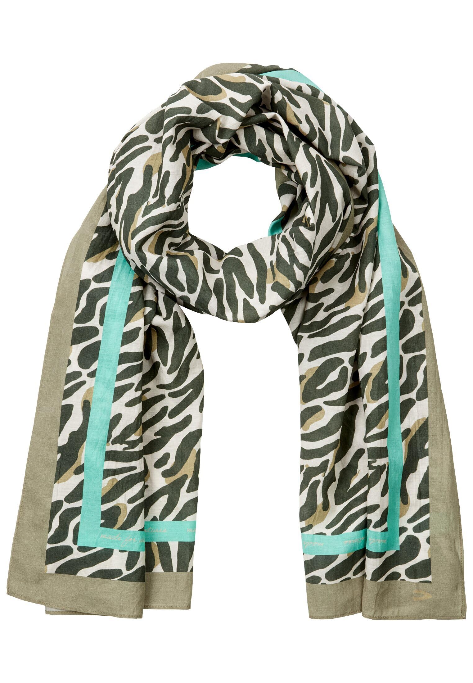 camel active Damen Schal mit Allover Print