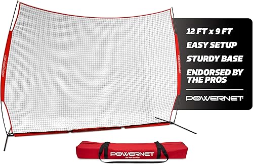 Miniatura 9 de PowerNet Carli Lloyd - Red de barrera deportiva, varios tamaños para máxima protección, respaldo de seguridad, barricada portátil para béisbol