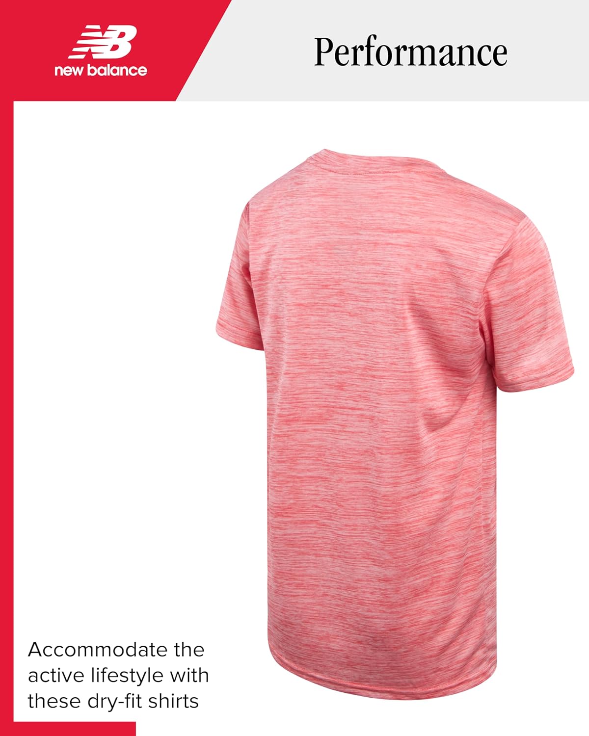 New Balance Boys Athletic Shirts - 4 Pack Performance Short Sleeve Crewneck Boys T Shirts - Dry Fit Tees for Kids (Size 8-20) - Image 6