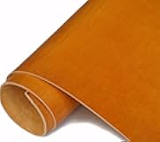 Jeereal Full Grain Tooling Leather Sheets, 3.0mm-3.5mm (8-9oz) Thick, Vegetable Tanned, Apricot, 12