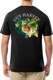 Guy Harvey Men’s Short Sleeve Cotton Graphic T-Shirt