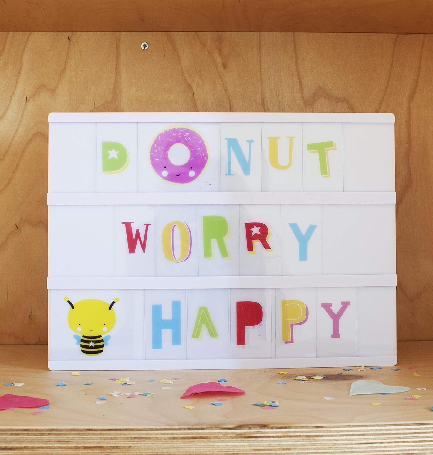 A Little Lovely Company ltle024 – Letters and Symbols Funky Colour for Lightbox