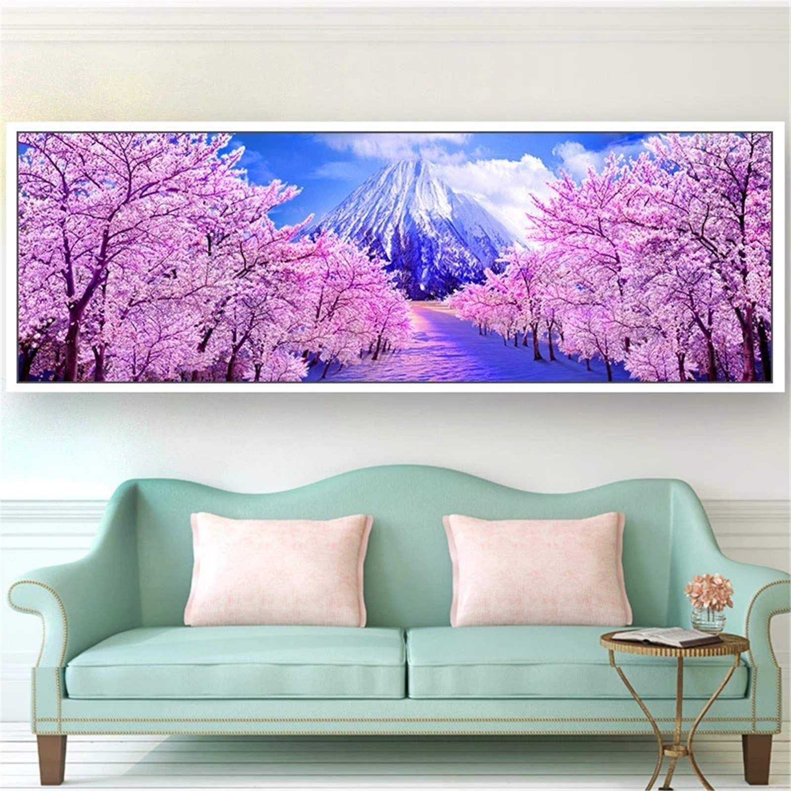 Diamond Painting 5D DIY Cerisier broderie diamant grand format strass carrés