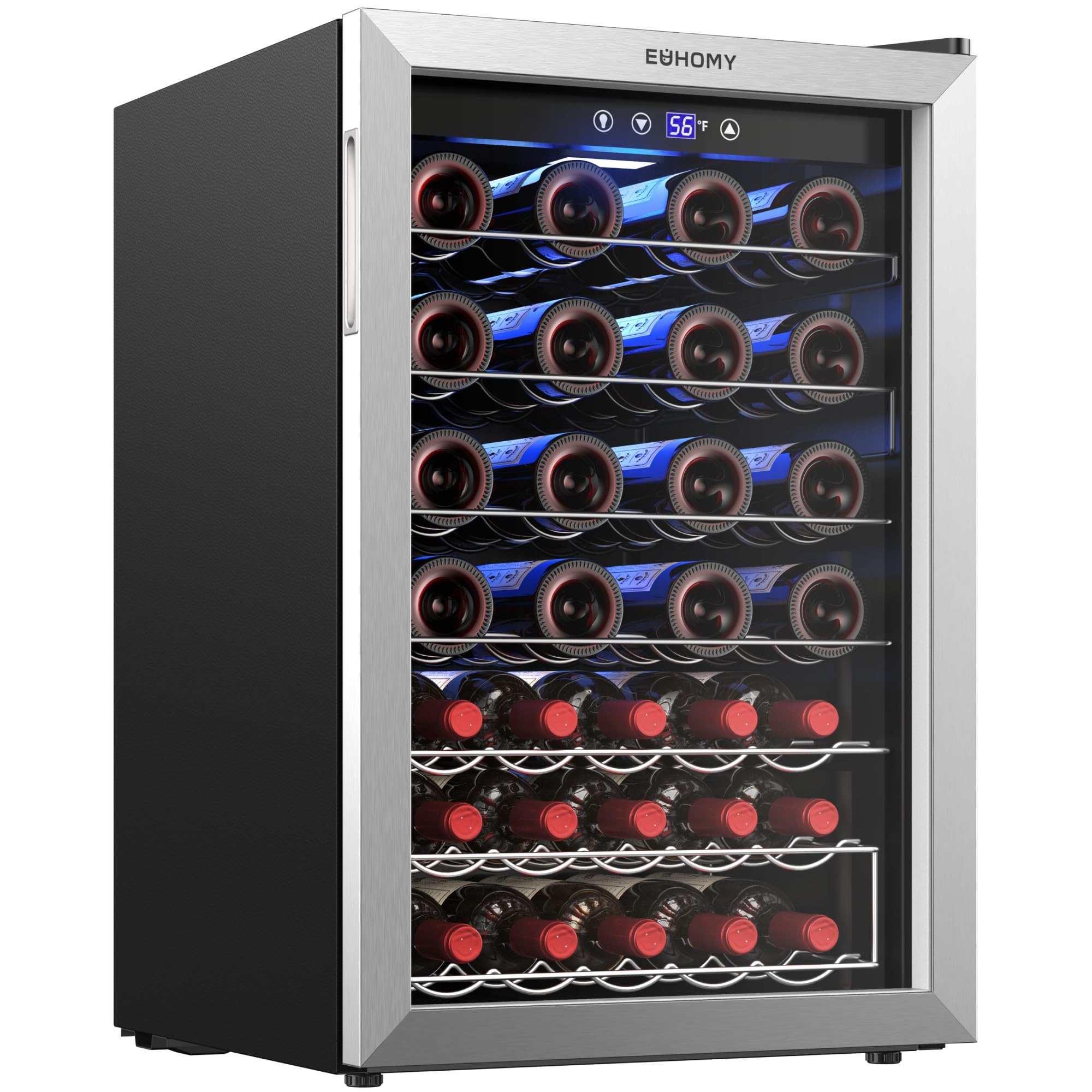 Euhomy FWC002-20SI 4.5 cu ft Wine Cooler Stainless Steel