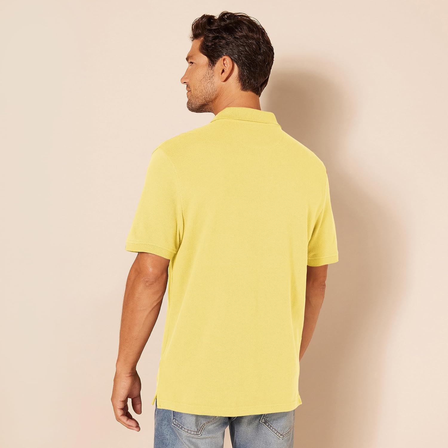 Amazon Essentials Men's Polo Shirts Short Sleeve, Slim-Fit Cotton Pique - Image 3
