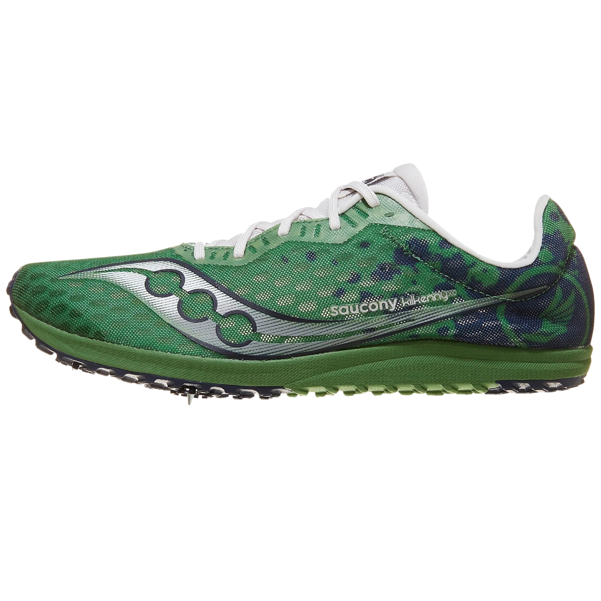 Saucony Men's Kilkenny XC 9 Cross Country Flat, Juniper/White, 8