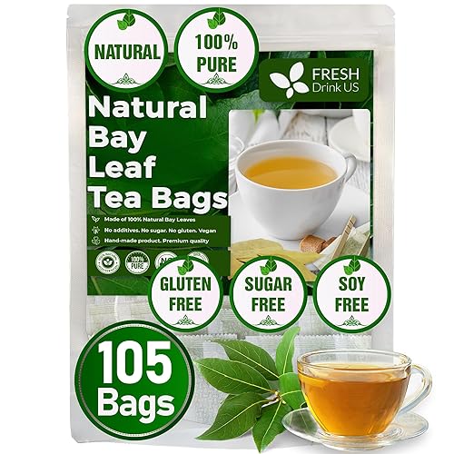FRESHDRINKUS Bolsas de té de hierbas, hojas de té de guanábana, hojas de guayaba, té de hoja de laurel, hoja de neem, té de hojas sueltas de